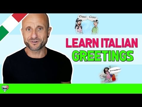 Simple Italian Greetings for Beginners - Basic Phrases You Need to Know