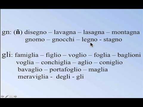 Lezione 2 - La pronuncia italiana