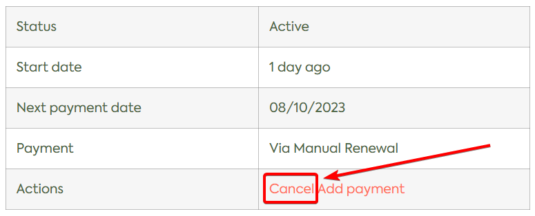 cancel subscription 5