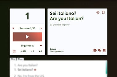 italian audio lesson