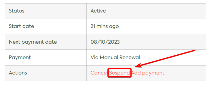 pause subscription 5