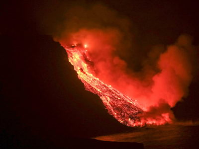 eruzione vulcanica alle canarie