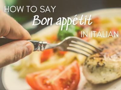 how to say bon appetit in italian