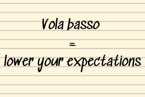 Italian expressions with volare