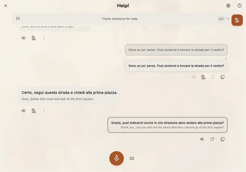 ai conversation feedback suggestions