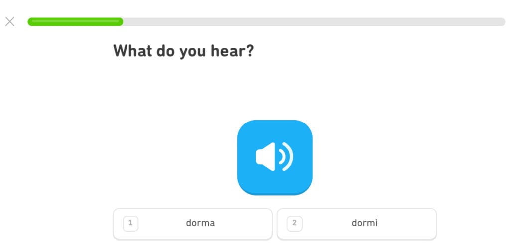 duolingo italian review lesson2