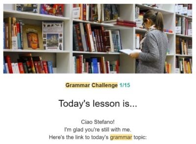 grammar challenge screenshot