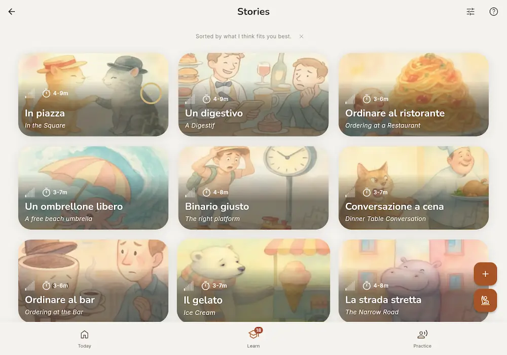 italian stories library