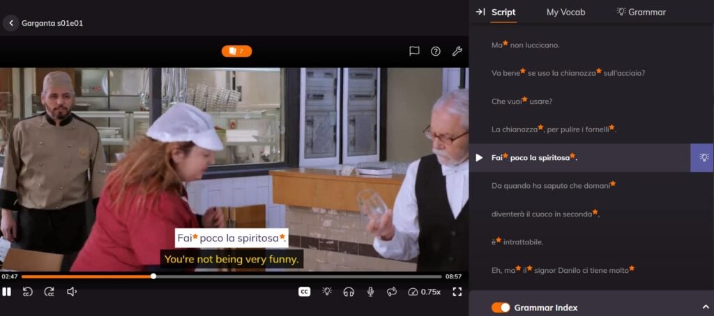 lingopie italian review video