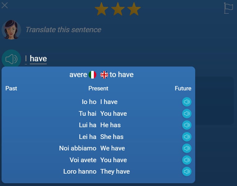 mondly italian review audio