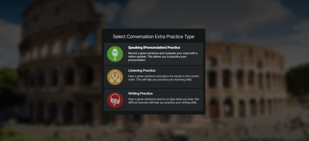 ouino review italian conversation extra one