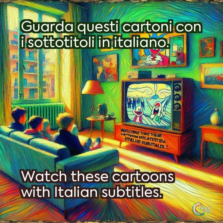 Guarda questi cartoni con i sottotitoli in italiano.