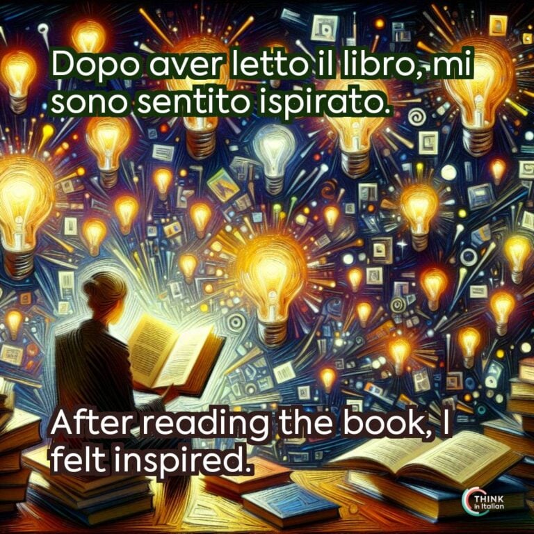 Dopo aver letto il libro, mi sono sentito ispirato.