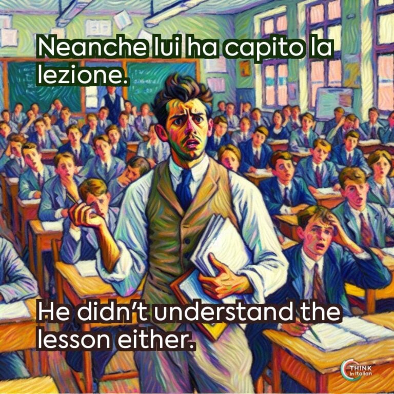 Neanche lui ha capito la lezione.