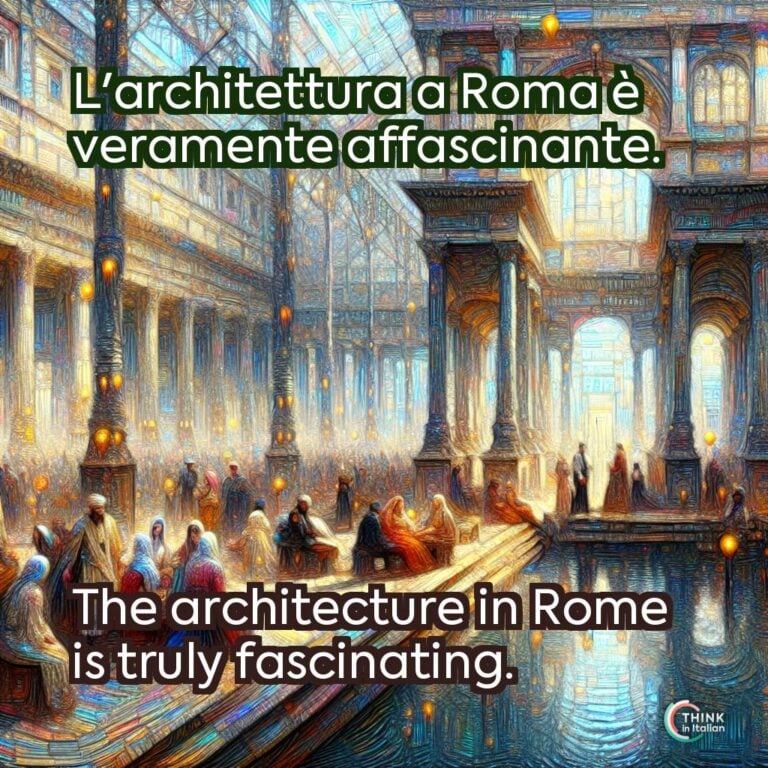 L'architettura a Roma è veramente affascinante.