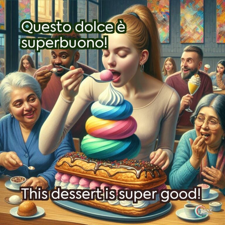 Questo dolce è superbuono!