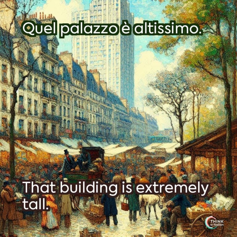 Quel palazzo è altissimo.