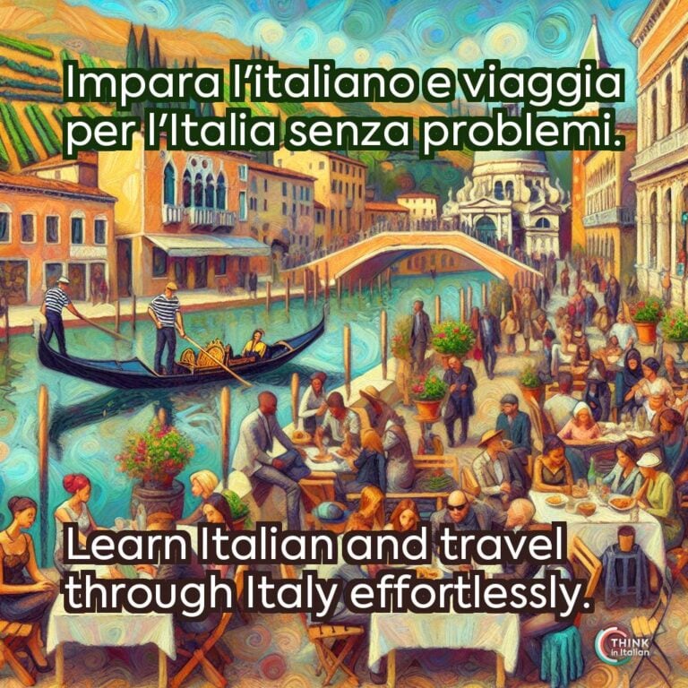 Impara l'italiano e viaggia per l'Italia senza problemi.