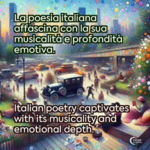 La poesia italiana affascina con la sua musicalità e profondità emotiva.