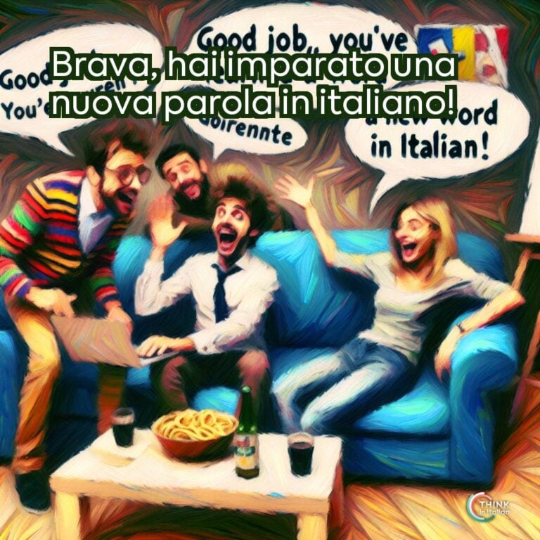 Brava, hai imparato una nuova parola in italiano!