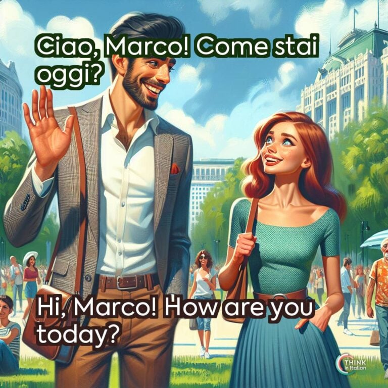 Ciao, Marco! Come stai oggi?