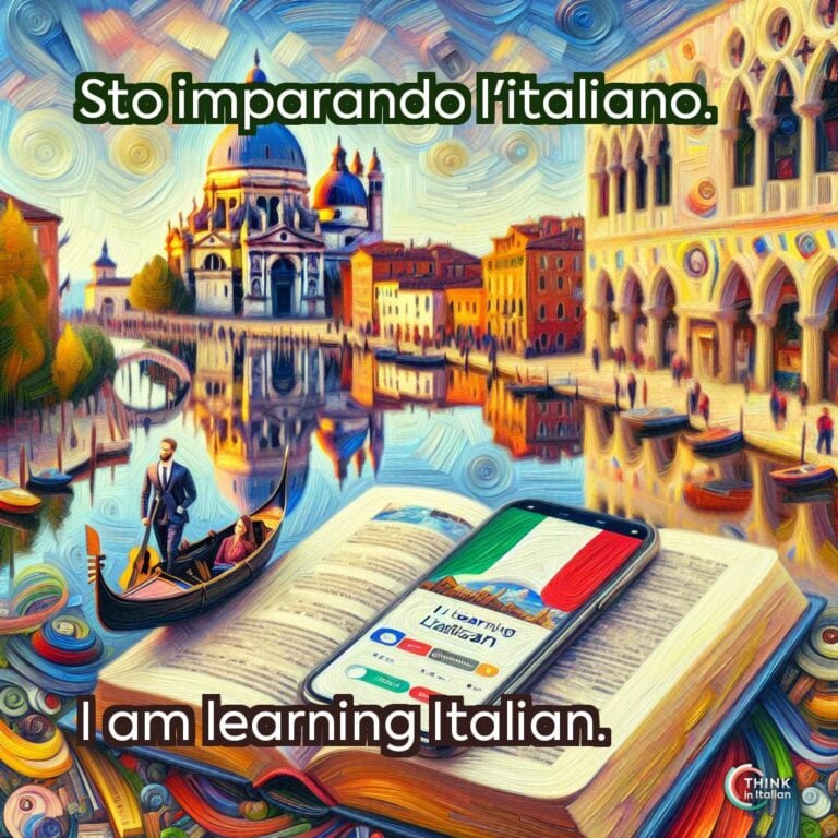 Sto imparando l'italiano.