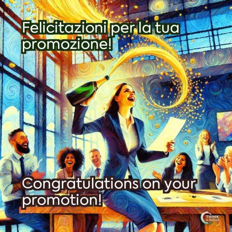 Felicitazioni per la tua promozione!