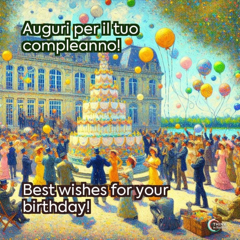 Auguri per il tuo compleanno!