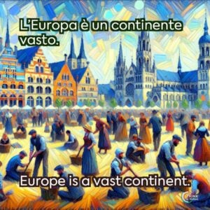 L’Europa è un continente vasto.
