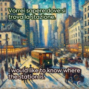 Vorrei sapere dove si trova la stazione.