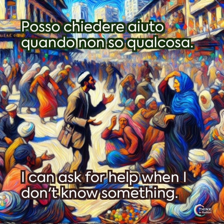 Posso chiedere aiuto quando non so qualcosa.