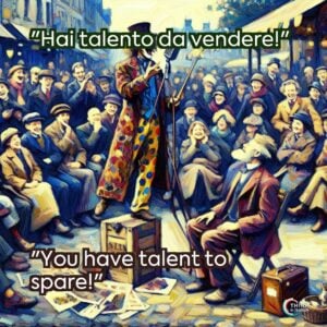 "Hai talento da vendere!"