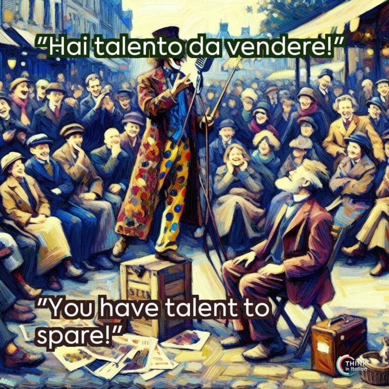 "Hai talento da vendere!"