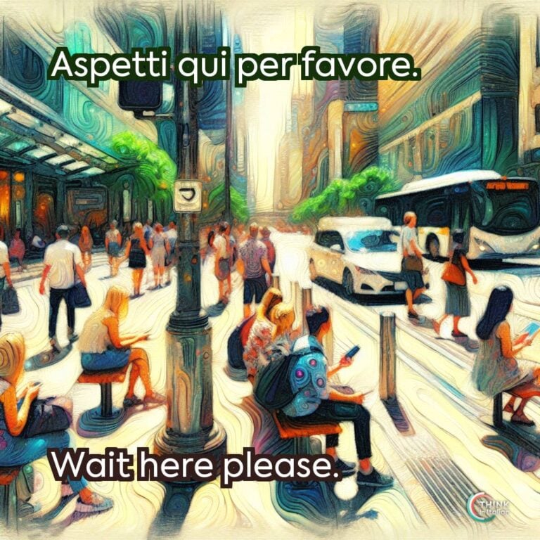 Aspetti qui per favore.