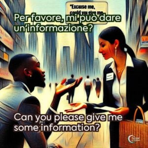 Per favore, mi può dare un'informazione?