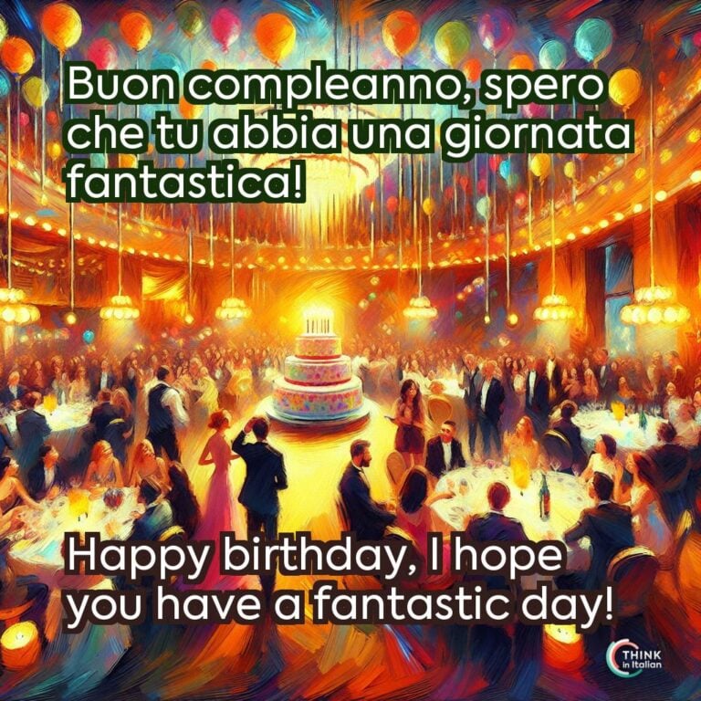 Buon compleanno, spero che tu abbia una giornata fantastica!