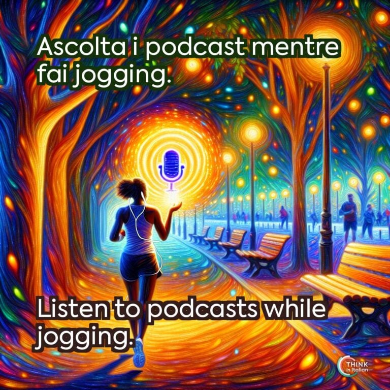 Ascolta i podcast mentre fai jogging.