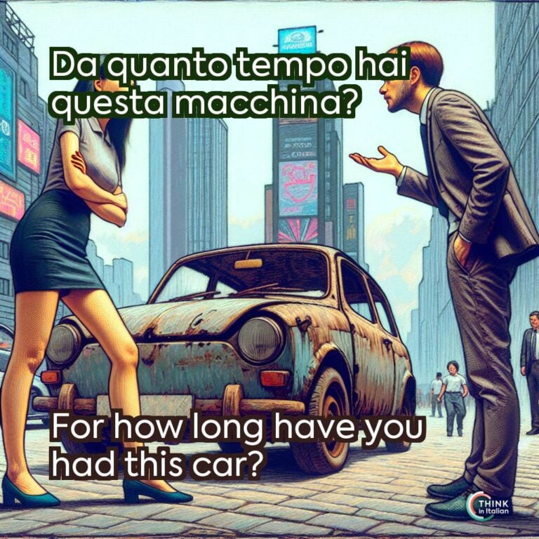 Da quanto tempo hai questa macchina?