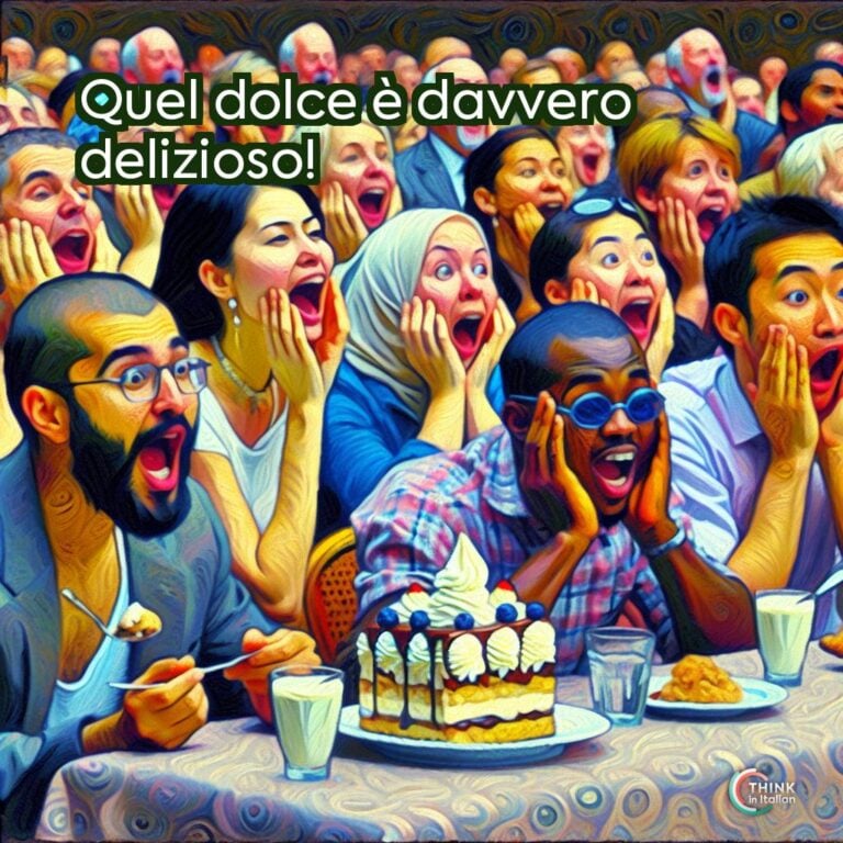 Quel dolce è davvero delizioso!