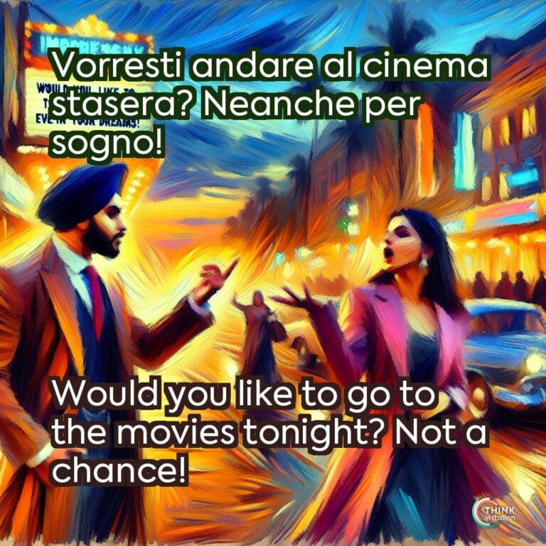 Vorresti andare al cinema stasera? Neanche per sogno!