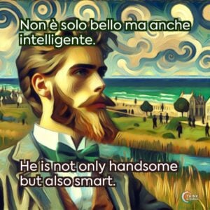 Non è solo bello ma anche intelligente.