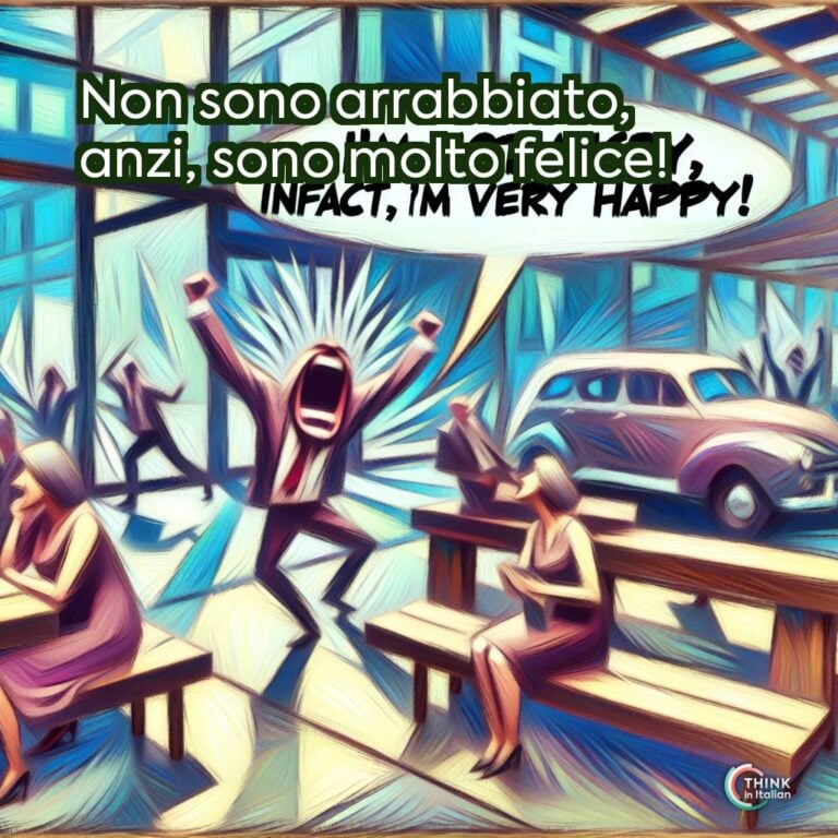 Non sono arrabbiato, anzi, sono molto felice!