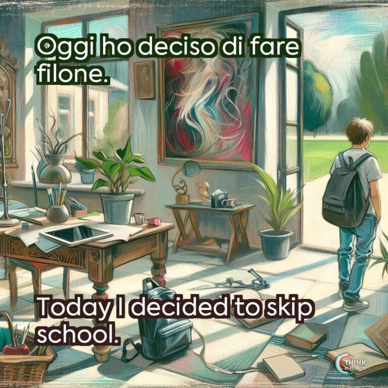 Oggi ho deciso di fare filone.
