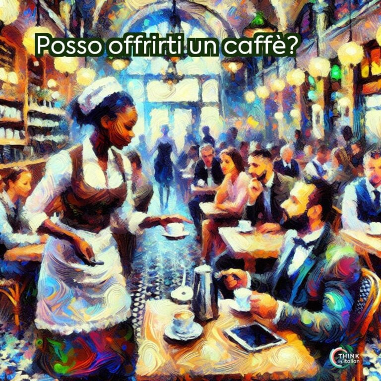 Posso offrirti un caffè?