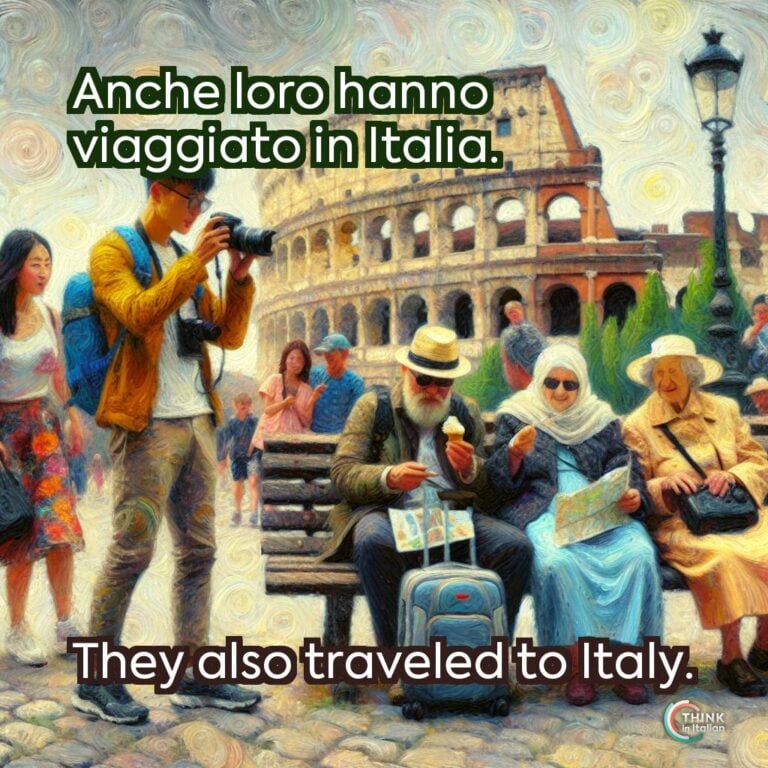 Anche loro hanno viaggiato in Italia.