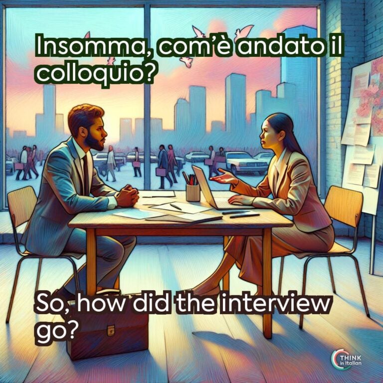Insomma, com’è andato il colloquio?