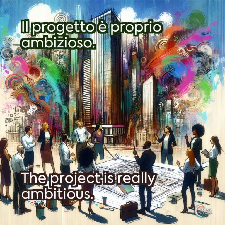 Il progetto è proprio ambizioso.