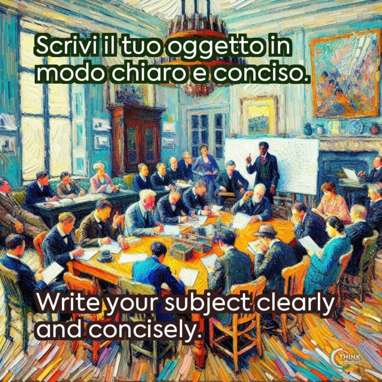 Scrivi il tuo oggetto in modo chiaro e conciso.