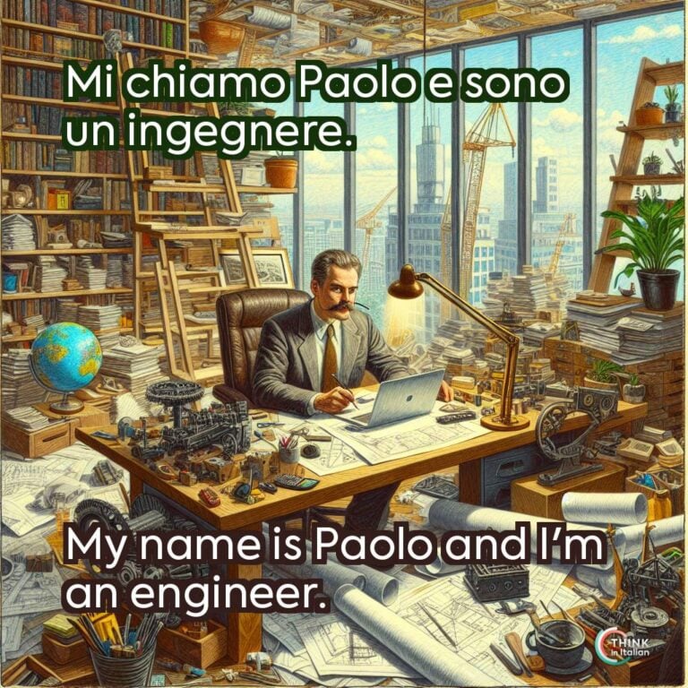 Mi chiamo Paolo e sono un ingegnere.
