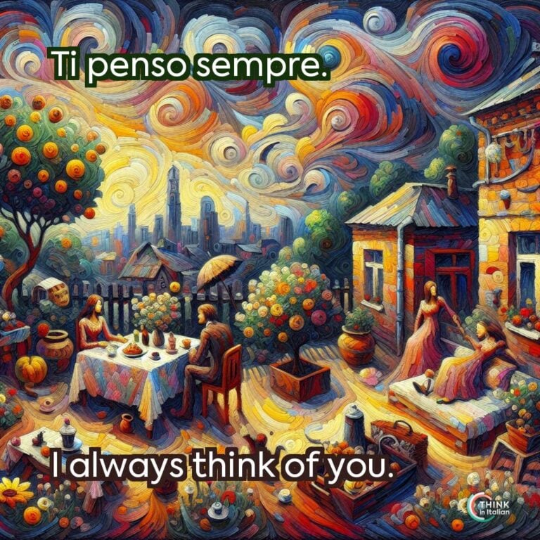 Ti penso sempre.